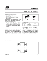 Datasheet  HCF4518B