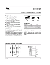 Datasheet  M74HC157RM13TR