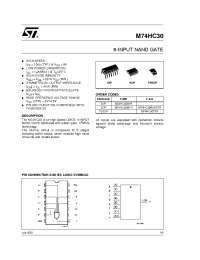 Datasheet  M74HC30