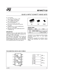 Datasheet  M74HCT132TTR