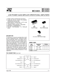 Datasheet  MC3303