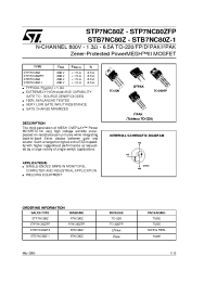 Datasheet  STP7NC80Z