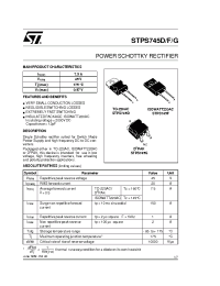 Datasheet  STPS745