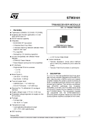 Datasheet  STW3101