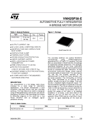 Datasheet  VNH2SP30-E
