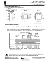 Datasheet  SN54AHC125
