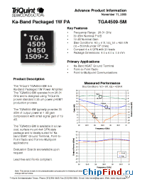 Datasheet  TGA4509-SM