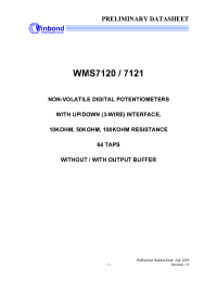 Datasheet  WMS7120